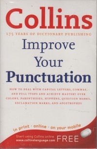 Improve your punctuation