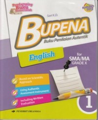 BUPENA = Buku Penilaian Autentik English for SMA/MA Grade X