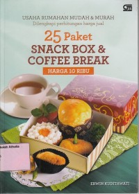 25 Paket snack box & Coffee break harga 10 ribu