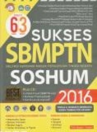 Paket 63 tahun tryout sukses SBMPTN SOSHUM 2016