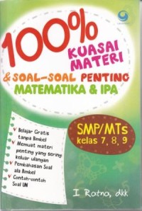 100% Kuasai Materi & Soal-soal Penting Matematika dan IPA SMP kelas 7,8,9