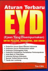 Aturan terbaru EYD
