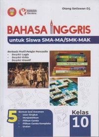 Bahasa Inggris untuk siswa SMA-MA/SMK-MAK kelas 10