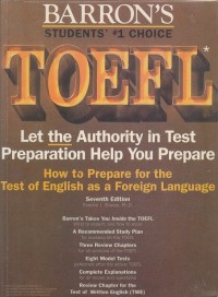 Barron's Students' # 1 Choice TOEFL