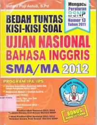 Bedah tuntas kisi-kisi soal UN bahasa Inggris SMA/MA 2012 program IPA/IPS