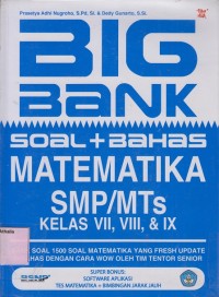 Big Bank soal+Bahas Matematika SMP/MTs kls VII, VIII, & IX