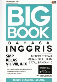 Big Book Bahasa Inggris SMP Kelas VII, VIII, & IX