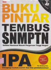 Buku pintar tembus SNMPTN IPA