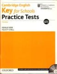 Cambridge English key for schools Ptractice Tests: with Key