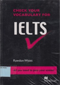 Check Your Vocabulary For IELTS