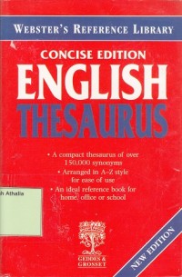 Concise Edition English Thesaurus