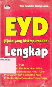 EYD (Ejaan yang Disempurnakan)