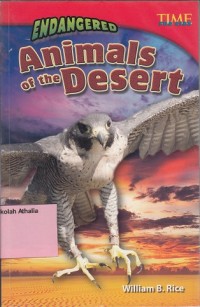 Endangered animals of the desert