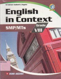 English in Context SMP/MTs Grade VIII