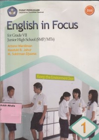 English in focus: for grade VII junior high school (SMP/MTS)