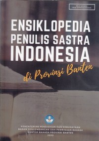 Ensiklopedia Penulis Sastra Indonesia di Provinsi Banten