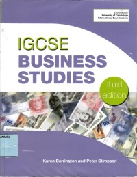 IGCSE Business Studies third edition