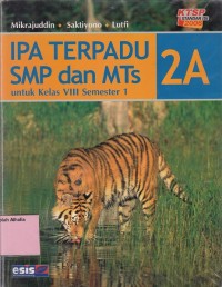 IPA Terpadu SMP dan MTs untuk kelas VIII Semester 1