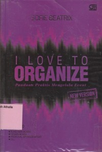 I love to organize: panduan marketing event