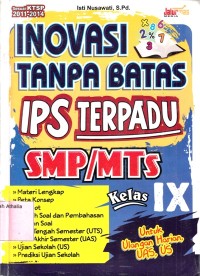 Inovasi Tanpa Batas IPS Terpadu SMP/MTs Kelas IX