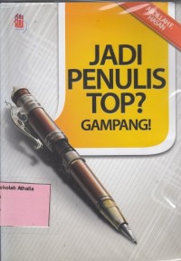 Jadi Penulis Top Gampang!