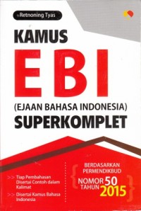 Kamus EBI (Ejaan Bahasa Indonesia) Superkomplet