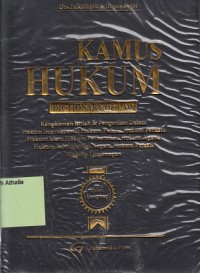 Kamus Hukum= Dictionary of Law