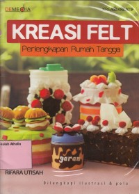 Kreasi felt: perlengkapan rumah tangga