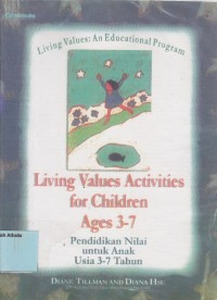 Living values activities for children ages 3-7