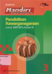 Mandiri: Pendidikan Kewarganegaraan untuk SMP/MTs Kelas IX