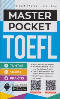 Master pocket TOEFL
