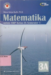 Matematika: untuk SMP Kelas IX Semester 1