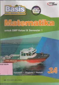 Matematika untuk SMP Kls IX semester 1