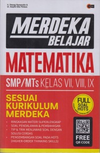 Merdeka belajar Matematika SMP/MTs kelas VII, VIII, IX