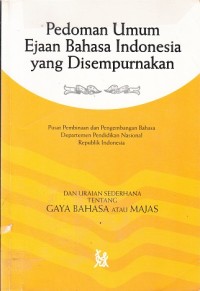 Pedoman Umum Ejaan Bahasa Indonesia yg Disempurnakan