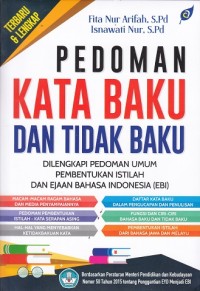 Pedoman kata baku dan tidak baku