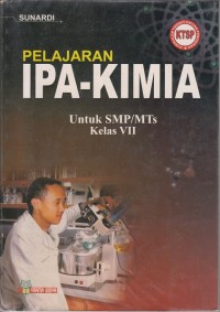 Pelajaran IPA-Kimia: untuk SMP/MTs kelas VII