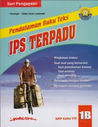 Pendalaman Buku Teks IPS Terpadu Kelas VII Kurikulum 2013 Edisi Revisi 2016