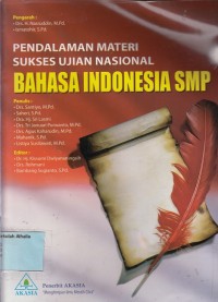 Pendalaman materi sukses ujian nasional Bahasa Indonesia SMP