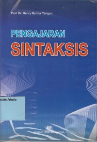 Pengajaran sintaksis