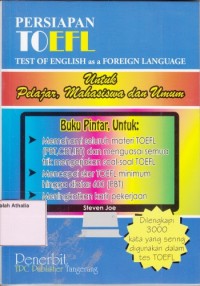 Persiapan TOEFL untuk pelajar, mahasiswa dan umum