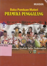 Pramuka Penggalang: buku panduan materi