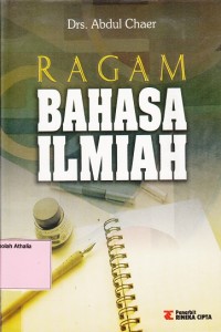 Ragam Bahasa Ilmiah