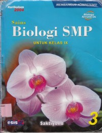 Sains Biologi SMP : untuk Kelas IX