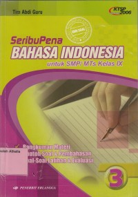 Seribu Pena Bahasa Indonesia: untuk SMP/MTs Kelas IX