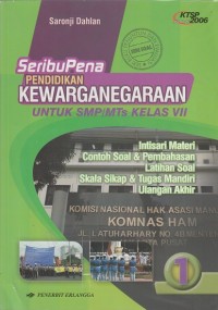 Seribu Pena Pendidikan Kewarganegaraan Kelas VII