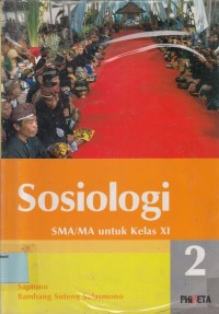 Sosiologi: SMA/MA untuk kelas XI