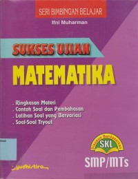 Sukses ujian matematika SMP/MTs