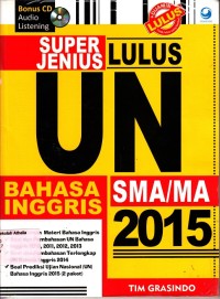 Super jenius lulus UN Bahasa Inggris SMA/MA 2015