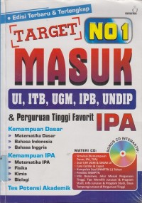 Target no.1 masuk UI, ITB, UGM, IPB, UNDIP & perguruan tinggi favorit IPA